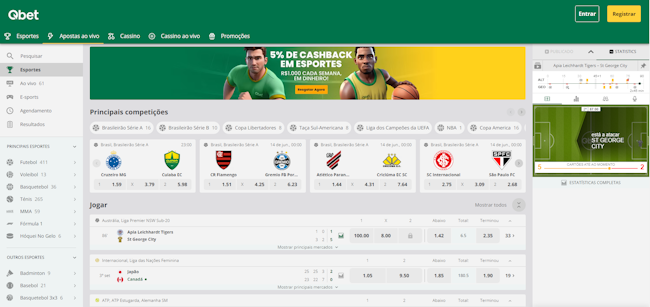 Ag sports entrar